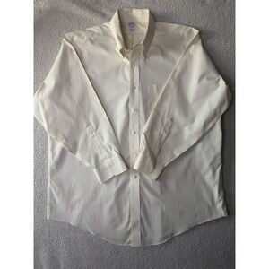 Brooks Brothers 1818 Dress Shirt 17.5-33 Non Iron Traditional Fit Button Down